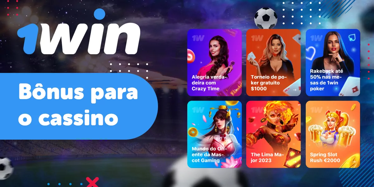 Quais b&ocirc;nus est&atilde;o dispon&iacute;veis para usu&aacute;rios de 1Win em cassinos online 